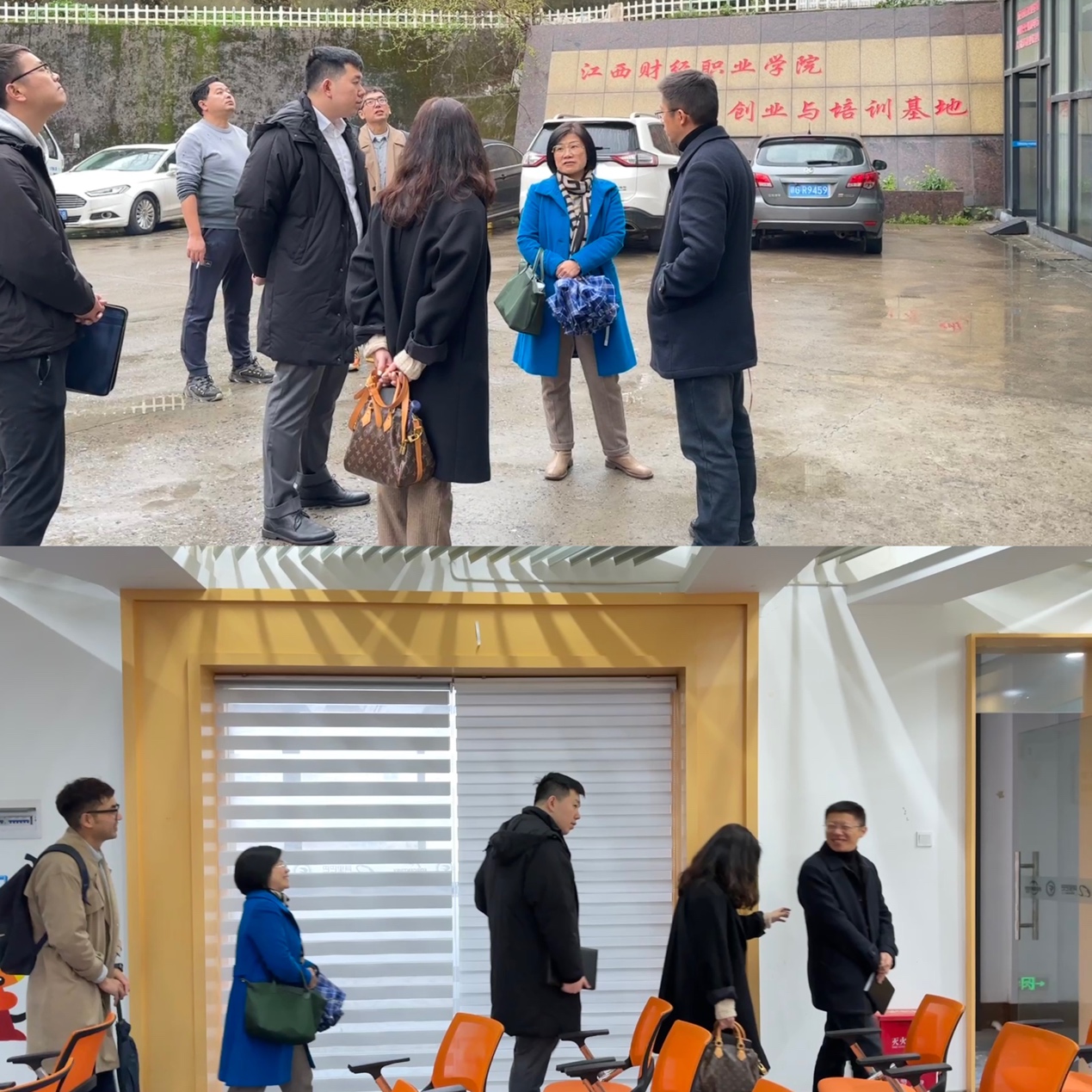 一群人在街道上行走描述已自动生成